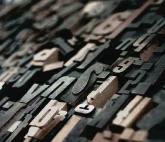 Movable type for printing letters