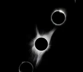 Different phases of an eclipse